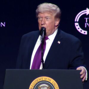 Trump holds Turning Point USA rally amid growing tensions with the pope