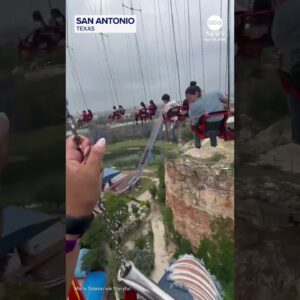 Amusement park riders left hanging after passenger violates safety policy