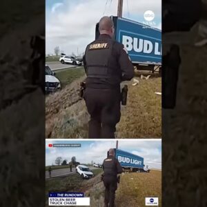 Stolen beer truck slams into deputy’s patrol car