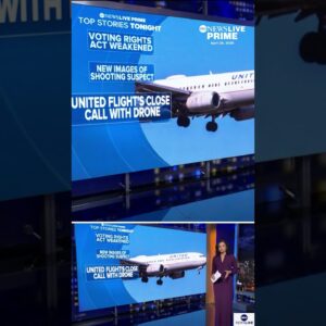 A United Airlines pilot reported a close call with a drone, just as the flight was preparing to land