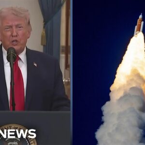 Trump congratulates astronauts on NASA Artemis II mission