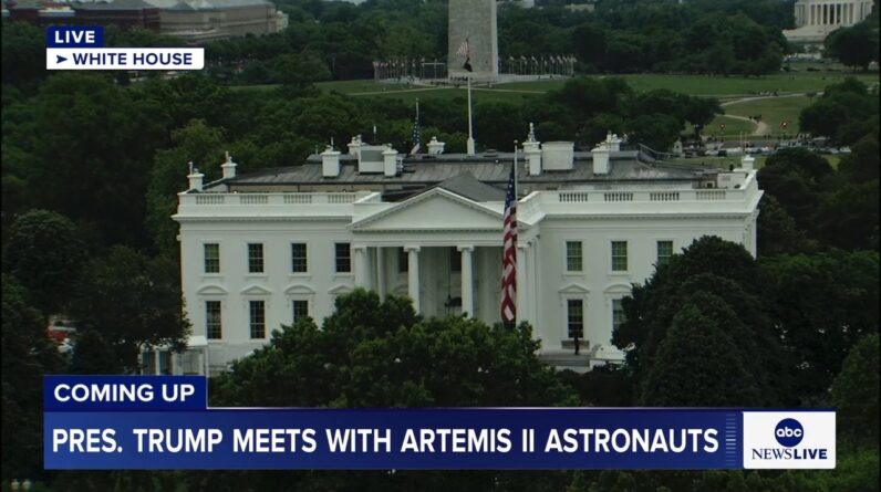 COMING UP: President Trump meets with Artemis II astronauts at the White House