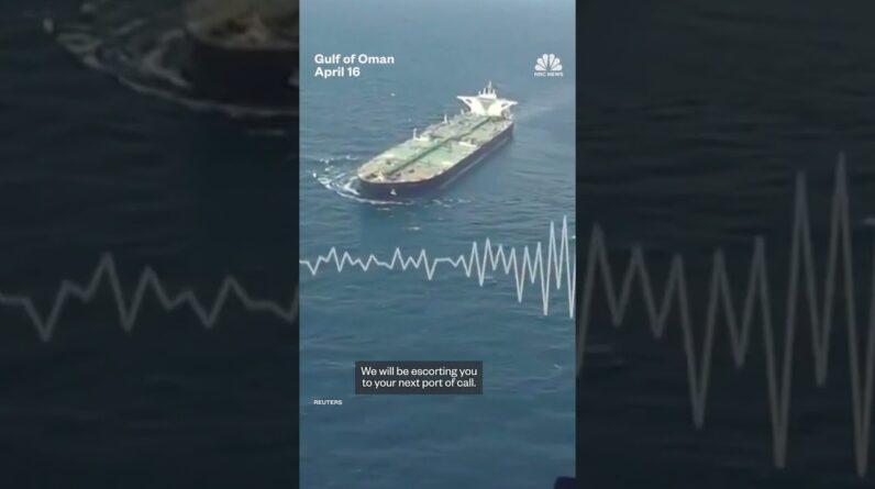 Video shows U.S. enforcing its Strait of Hormuz blockade