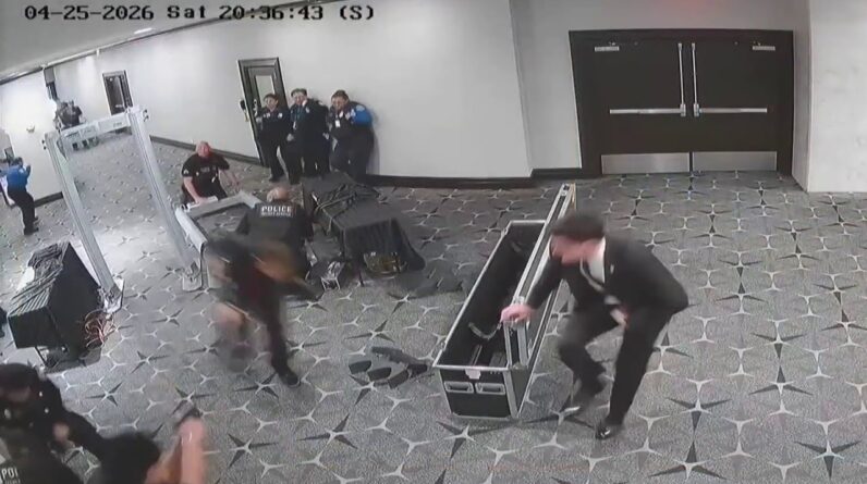 DOJ releases new video showing Correspondents’ Dinner suspect running through security