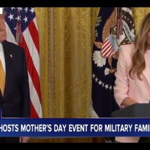 President Trump hosts Mother’s Day event for military families at the White House: LIVE