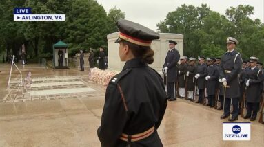 WATCH LIVE: President Trump participates in Memorial Day observance ceremony