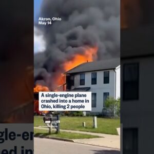 A single-engine plane crashed into a home in Ohio, killing 2 people
