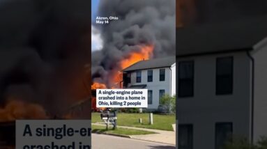 A single-engine plane crashed into a home in Ohio, killing 2 people