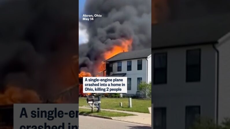 A single-engine plane crashed into a home in Ohio, killing 2 people