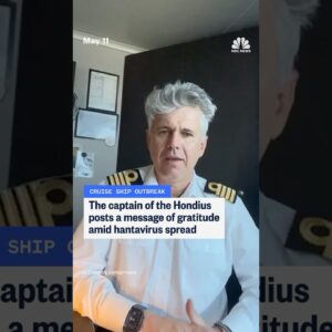 The captain of the Hondius posts a message of gratitude amid hantavirus spread