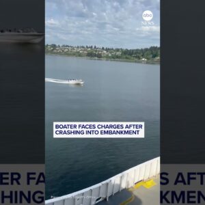 Boater faces charges after crashing into embankment