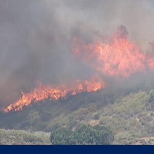 Brush fire burning in Southern California, evacuations underway