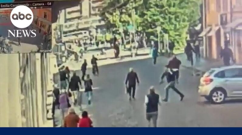 Bystanders tackle car-ramming driver in Modena, Italy