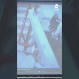 CCTV shows Philippines senator chased by law enforcement