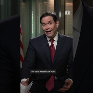 China and U.S. agree Hormuz shouldn’t be ‘militarized,’ Rubio says