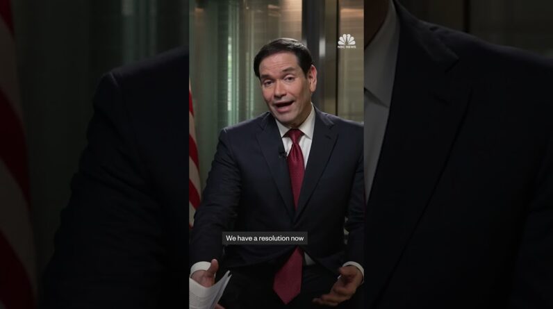 China and U.S. agree Hormuz shouldn’t be ‘militarized,’ Rubio says