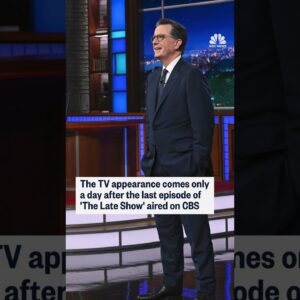 Colbert returns to late night to host public access program