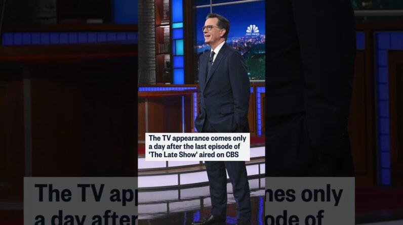 Colbert returns to late night to host public access program