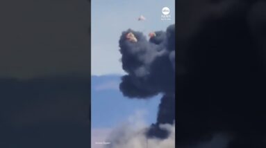 Crew members eject safely after air show crash in Idaho