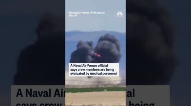 Crew members successfully eject after Idaho jet crash