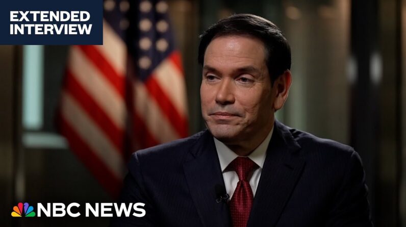 Extended Interview: Tom Llamas sits down with Secretary of State Marco Rubio