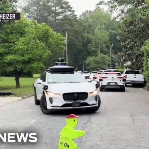 Driverless Waymo taxis over-run Atlanta neighborhood