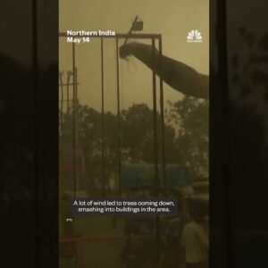 Dust storms and lightning kill at least 96 people in northern India