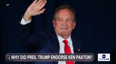 Trump-backed Ken Paxton defeats incumbent John Cornyn in Texas GOP Senate runoff
