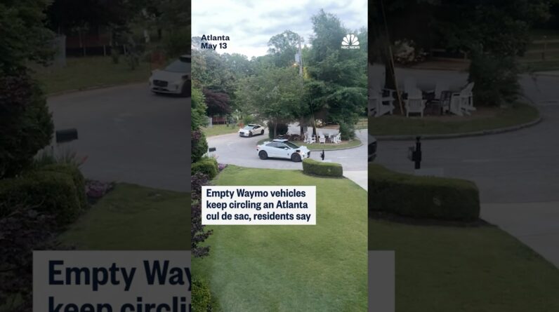 Empty Waymo vehicles keep circling an Atlanta cul de sac, residents say