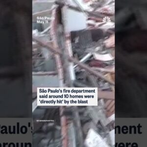 Gas explosion in São Paulo leaves at least one dead
