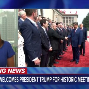 President Trump meeting with President Xi in Beijing at high-stakes summit amid U.S. war with Iran