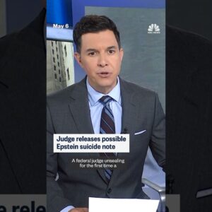 Judge releases possible Epstein suicide note