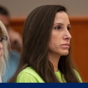 Kouri Richins speaks before being sentenced for poisoning husband