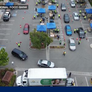 LA food bank faces 'overhwhelming demand' as some people are turned away