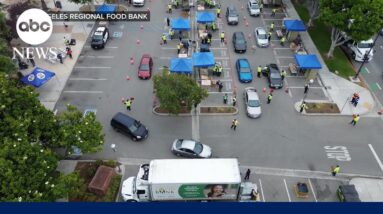 LA food bank faces 'overhwhelming demand' as some people are turned away