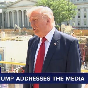 LIVE: President Trump tours White House ballroom construction site