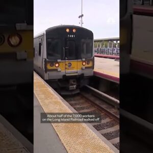 Long Island Railroad workers go on strike