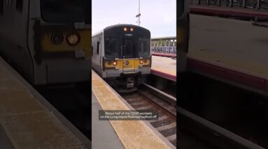 Long Island Railroad workers go on strike
