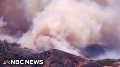 Massive wildfires tear across Western U.S.