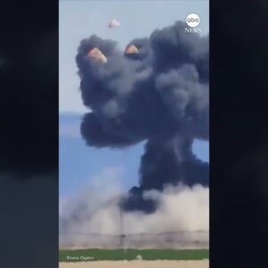 All four crew members from collision at Idaho air show in stable condition, Navy says