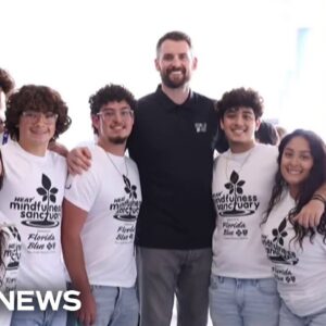 NBA star Kevin Love spotlights mental health through nonprofit