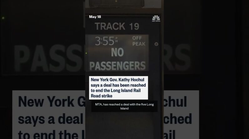 New York governor says deal reached to end LIRR strike
