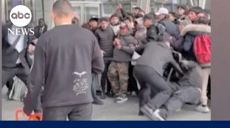Pepper spray deployed during watch release events