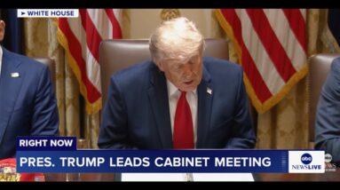 President Trump leads Cabinet meeting at the White House: LIVE