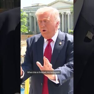 Trump says project is 'right on budget' while giving tour of construction