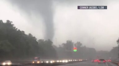 Severe weather disrupts holiday weekend travel