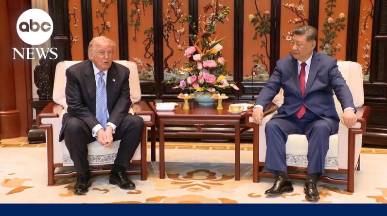 Trump and Xi end 2nd round of talks in high-stakes summit
