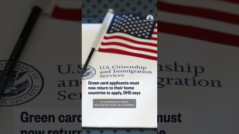 Trump announces new rules for green card applicants