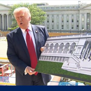 Trump calls construction of new White House ballroom 'a gift'