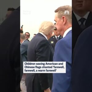 Trump departs China after two-day summit